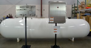 GPL 10000 odorant injection system with odorant tank