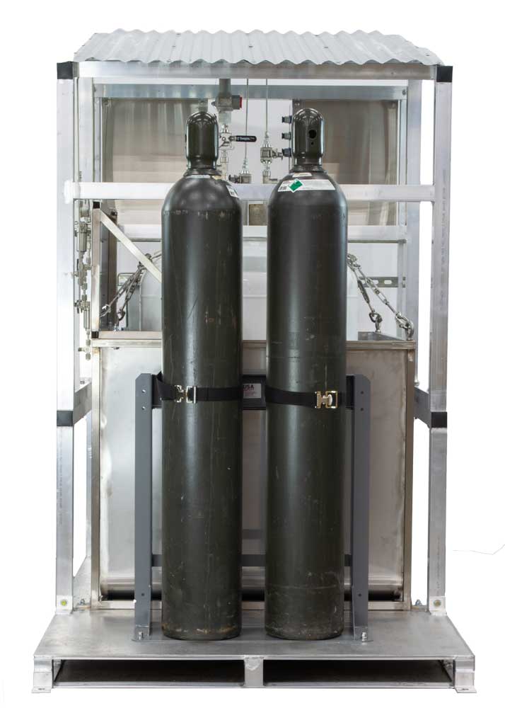 Odorization System with Nitrogen tanks for blanket gas