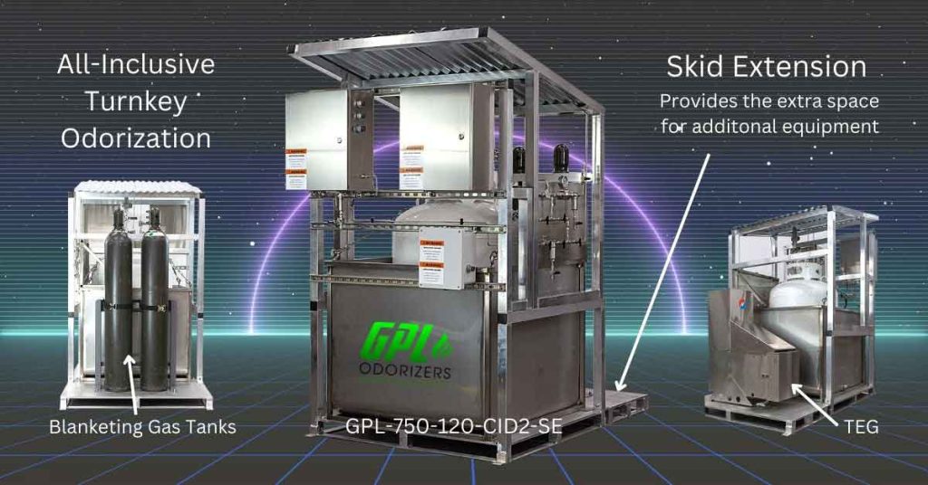 Skid Extension for Mobile Odorization System